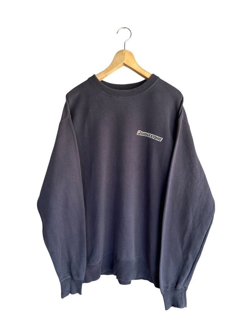 Vintage Vintage Bridgestone Racing Motorsport Sweatshirt Size US M / EU 48-50 / 2 - 1 Thumbnail