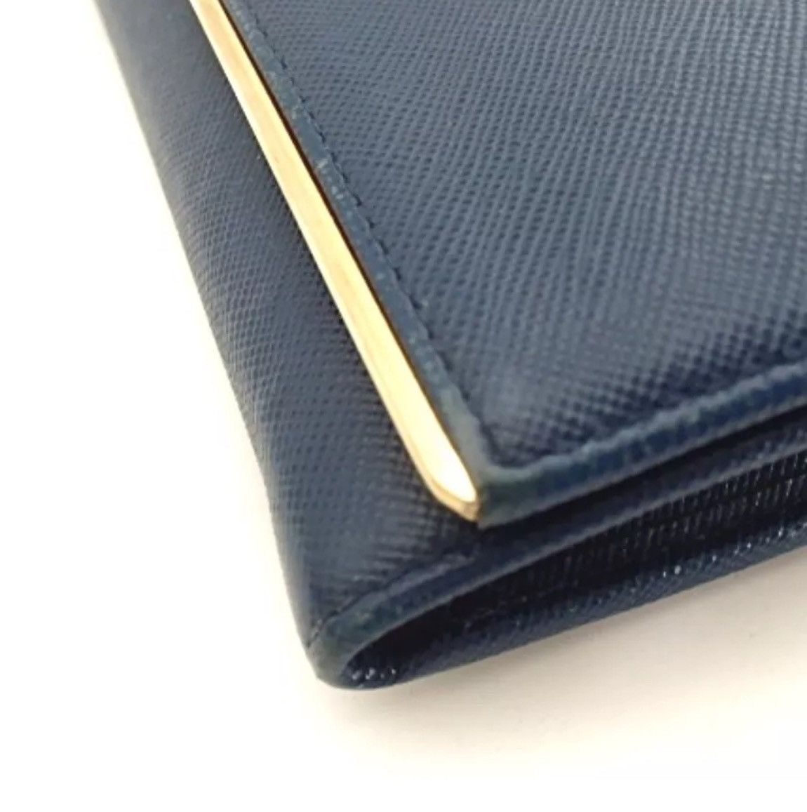Prada Prada SAFIANO Leather in Blue Color In excellent condition Size ONE SIZE - 7 Thumbnail
