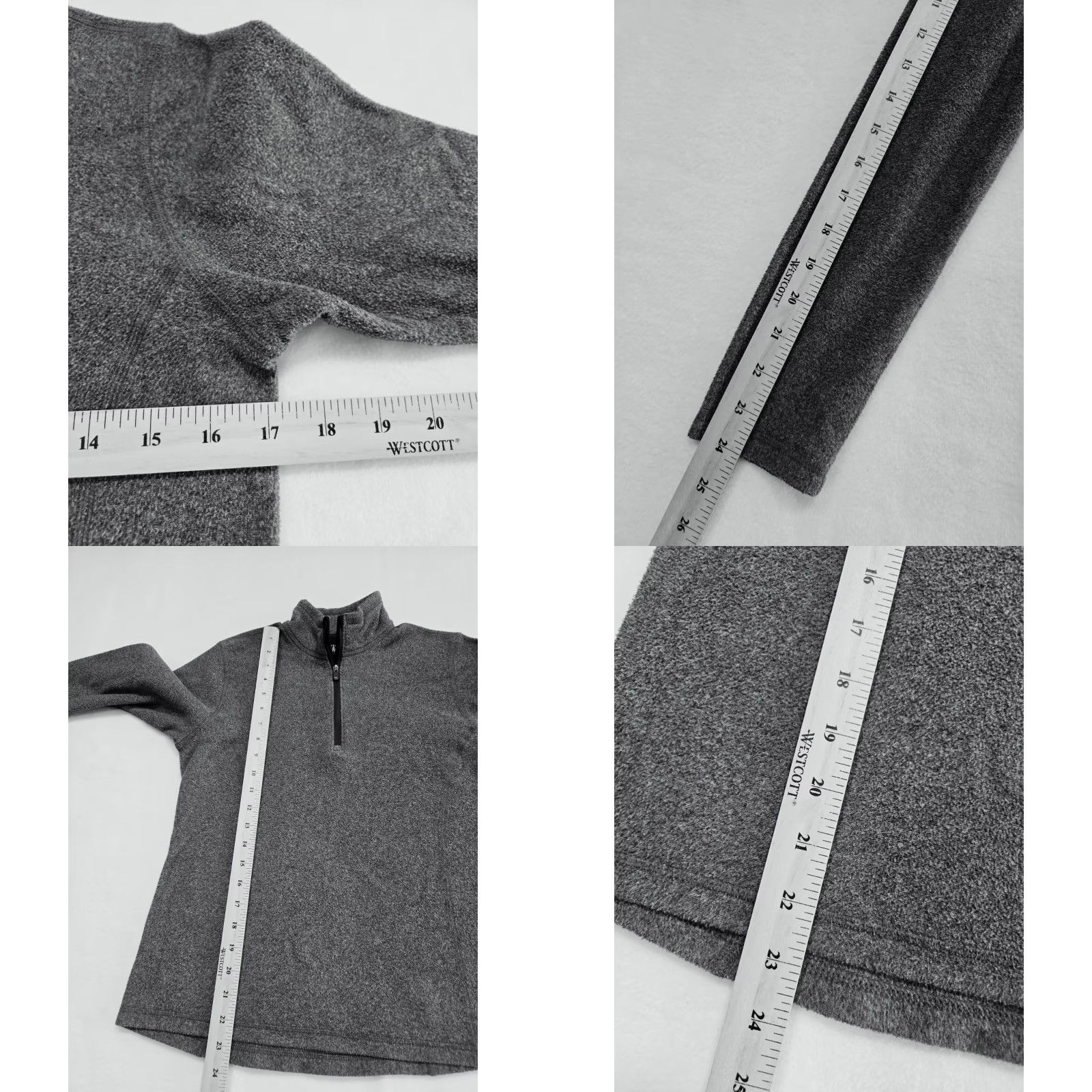 Vintage REI Co-op Sweatshirt Womens XS Gray Fleece Pullover 1/4 Zip Outdoor Activewear Hiking Running & Jogging Walking Mens Womens Girls Boys Size XS / US 0-2 / IT 36-38 - 8 Thumbnail
