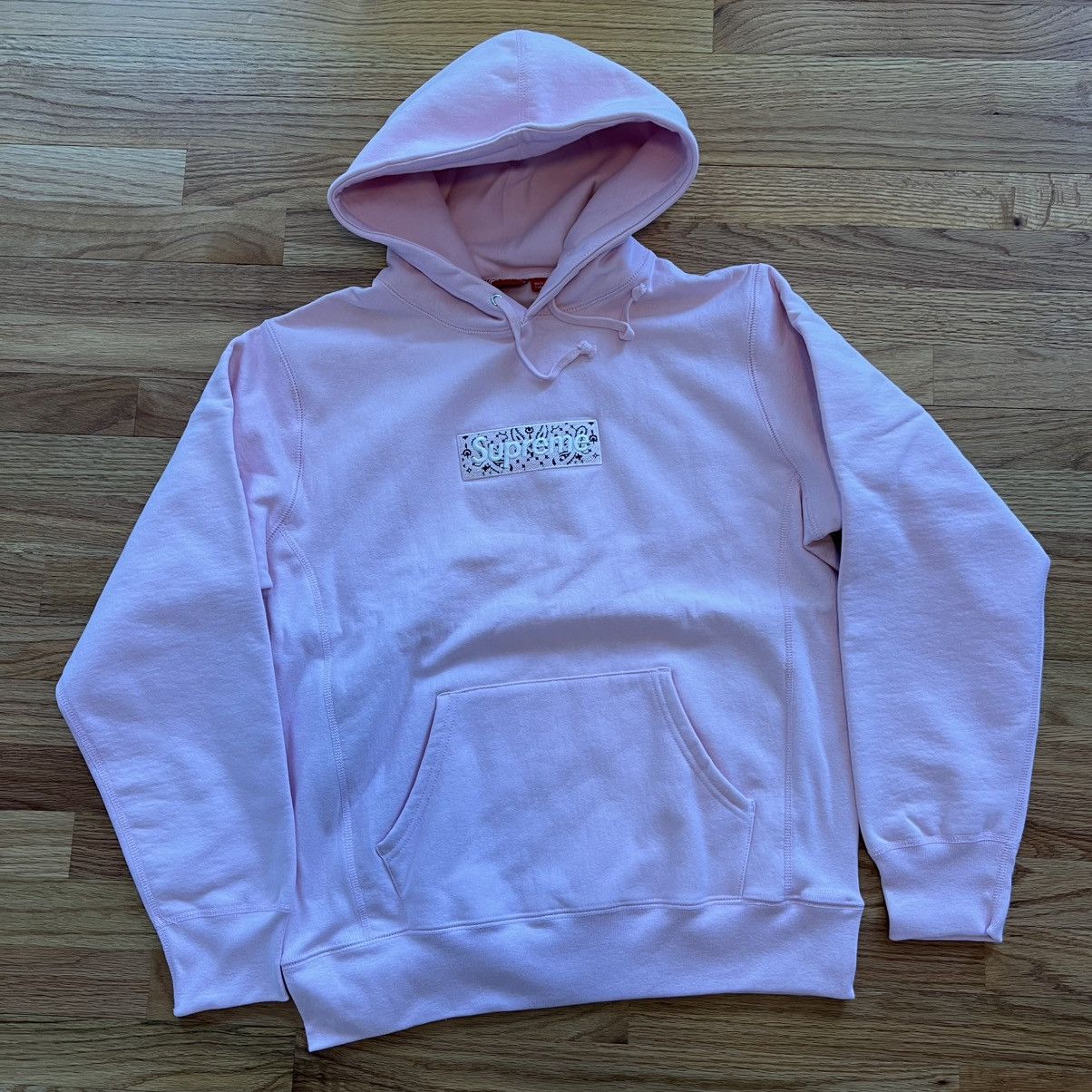 Burberry × Supreme Supreme x Burberry Bogo Hoodie Pink M | Grailed