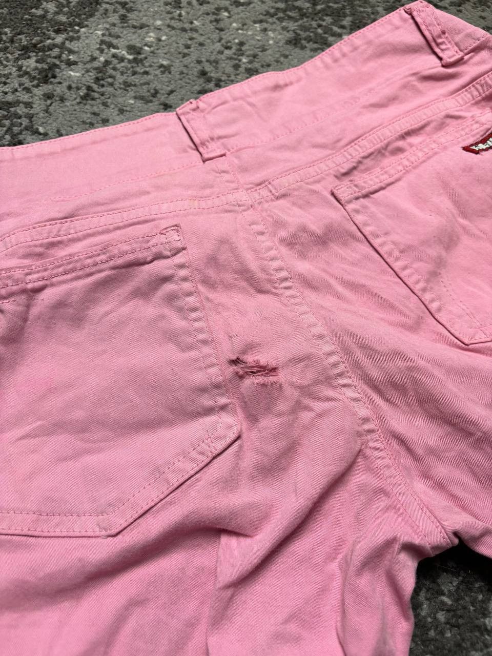 Japanese Brand Vintage 90s pink pant Jlo Paris Hilton y2k rare jeans pants Size 29" - 7 Thumbnail
