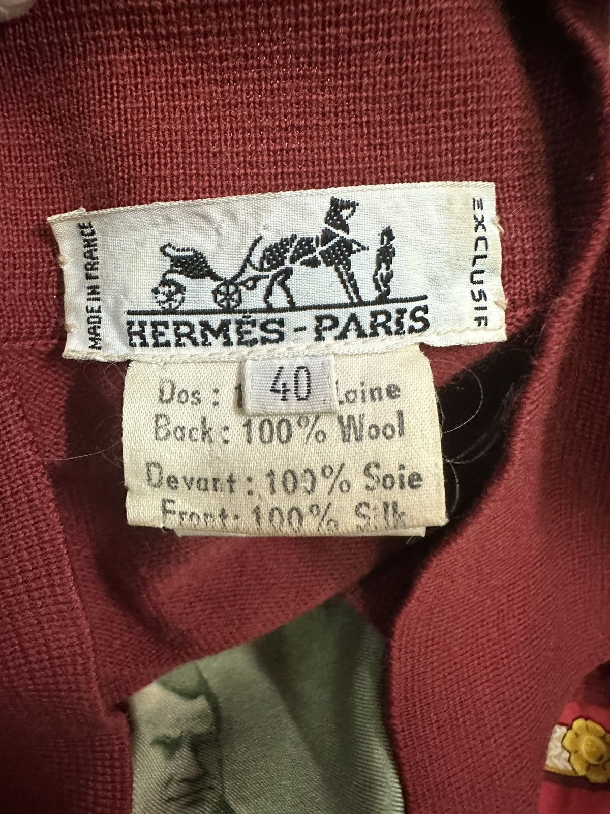 Hermes RARE VINTAGE HERMES SILK KNIT CARDIGAN Size S / US 4 / IT 40 - 13 Thumbnail