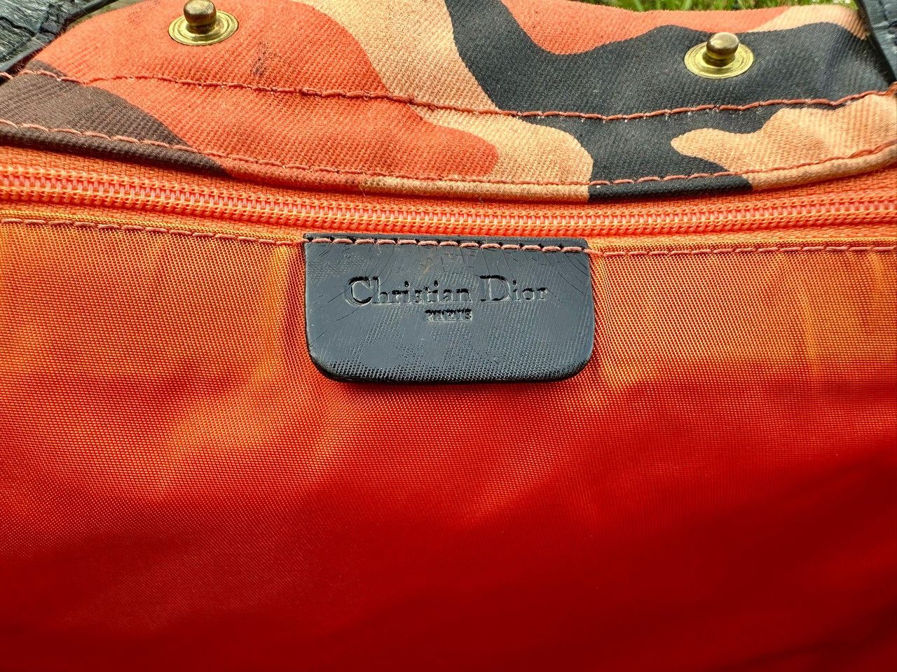 Dior Authentic Christian Dior “MISS DIOR” Camouflage Tote Bag Size ONE SIZE - 8 Thumbnail
