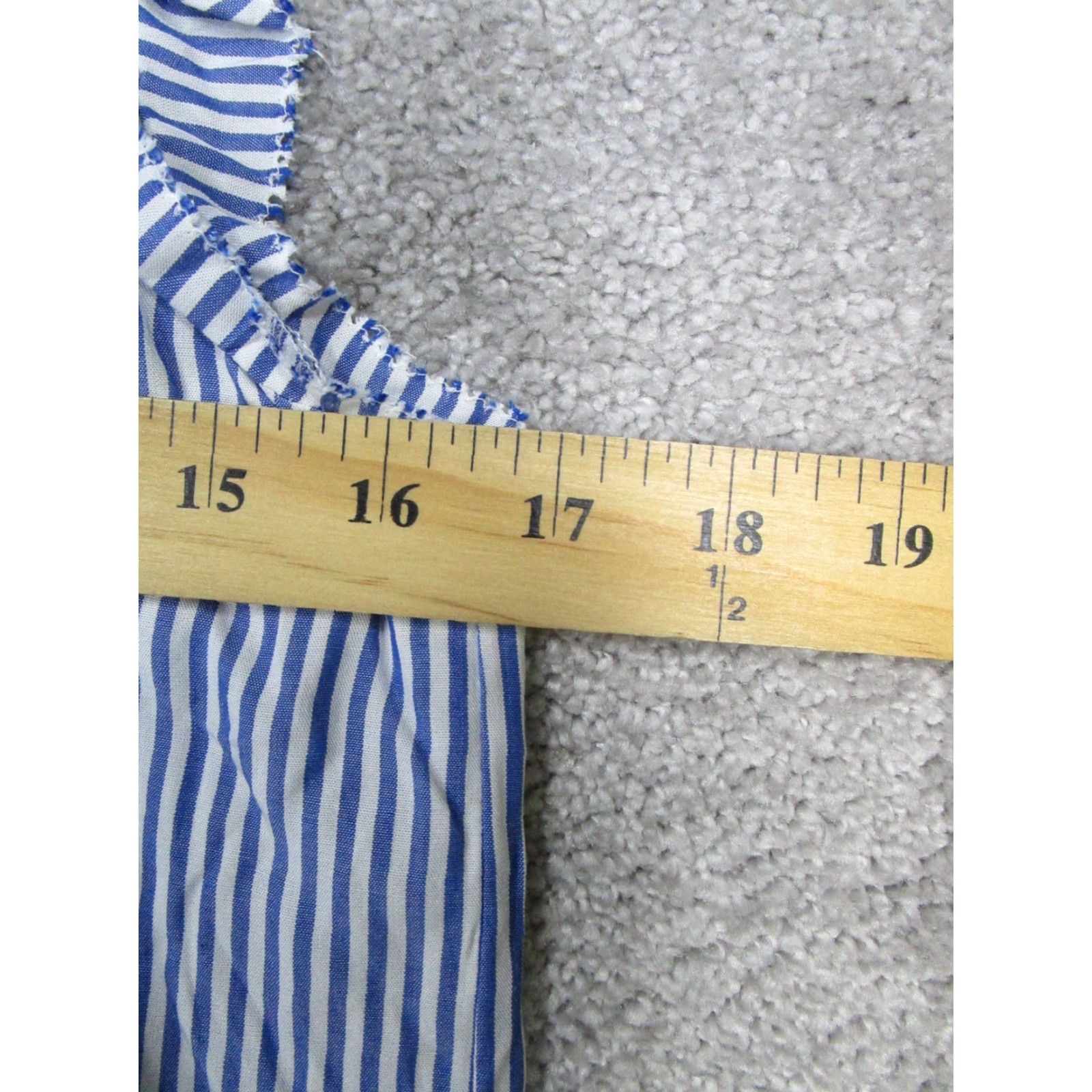 Loft VINTAGE Loft Blouse Womens XS Sleeveless Round Neck Button Casual Summer Spring Fall Blue White 90s Womens Size XS / US 0-2 / IT 36-38 - 7 Thumbnail