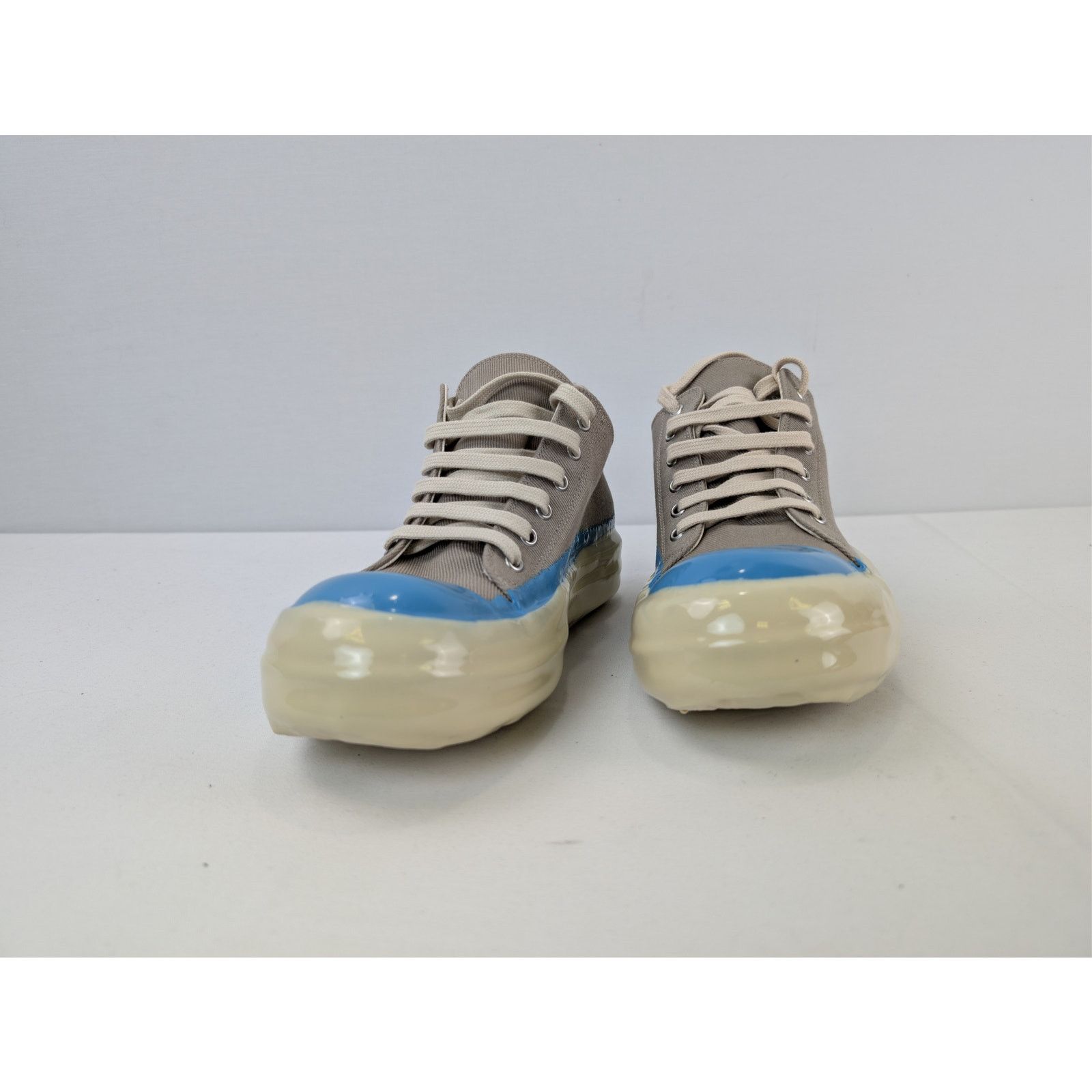 Rick Owens Drkshdw o1rshd1 Concordians low-top sneakers Dirty Pearl Light Blue Size US 8 / EU 41 - 7 Thumbnail