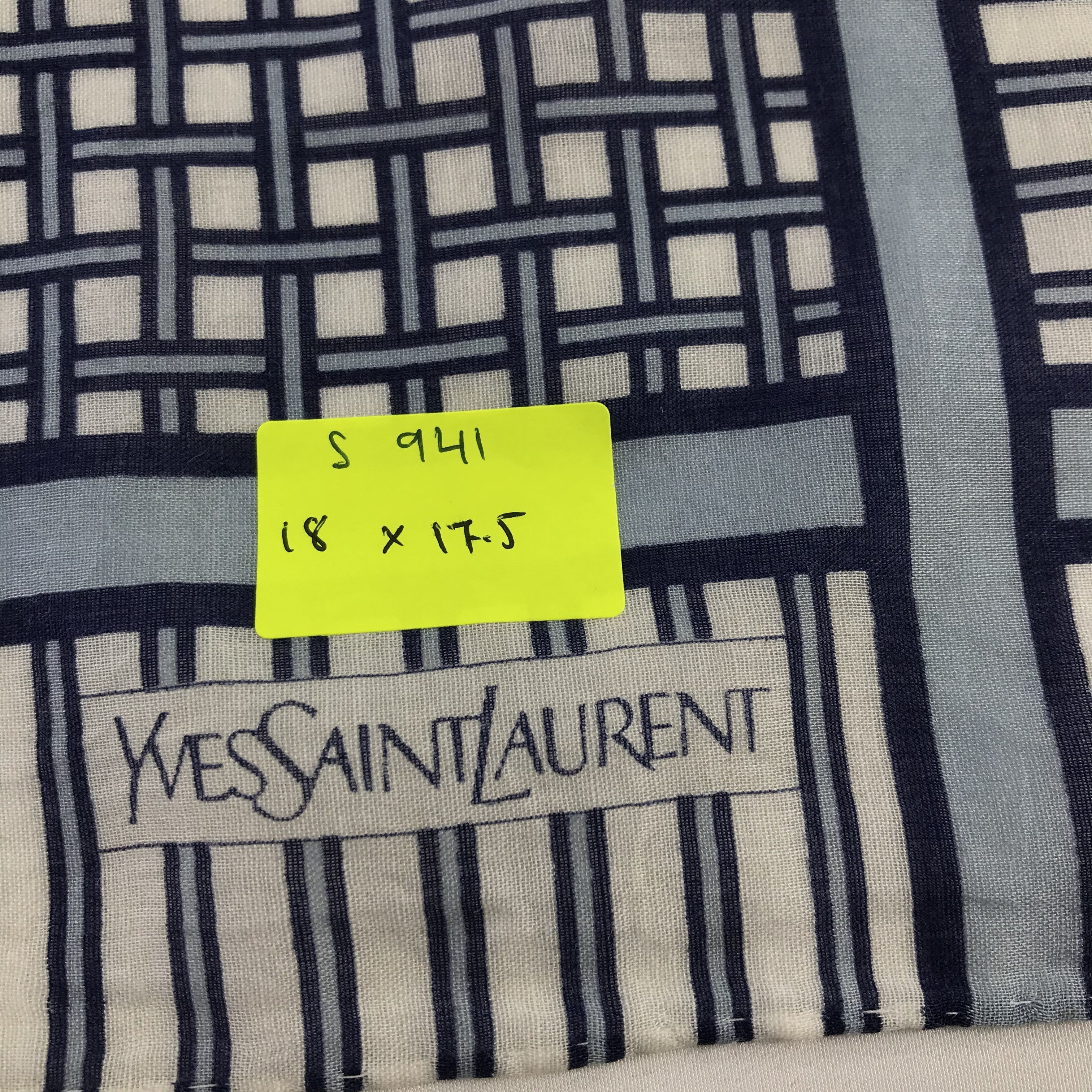 Vintage × Yves Saint Laurent Yves Saint Laurent Bandana / Handkerchief /Neckerchief -S941 Size ONE SIZE - 7 Thumbnail