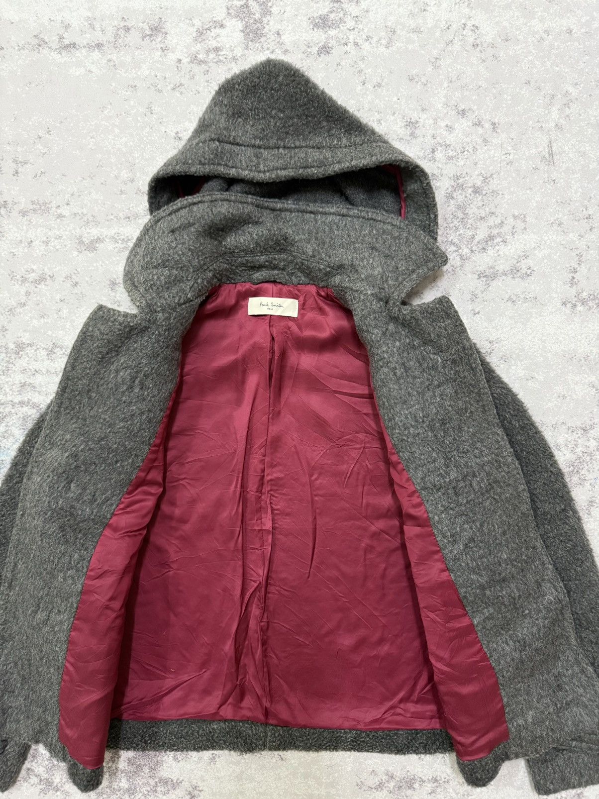 Paul Smith PAUL SMITCH MOHAIR WOOL DUFFLE COAT HOODIE Size S / US 4 / IT 40 - 7 Thumbnail