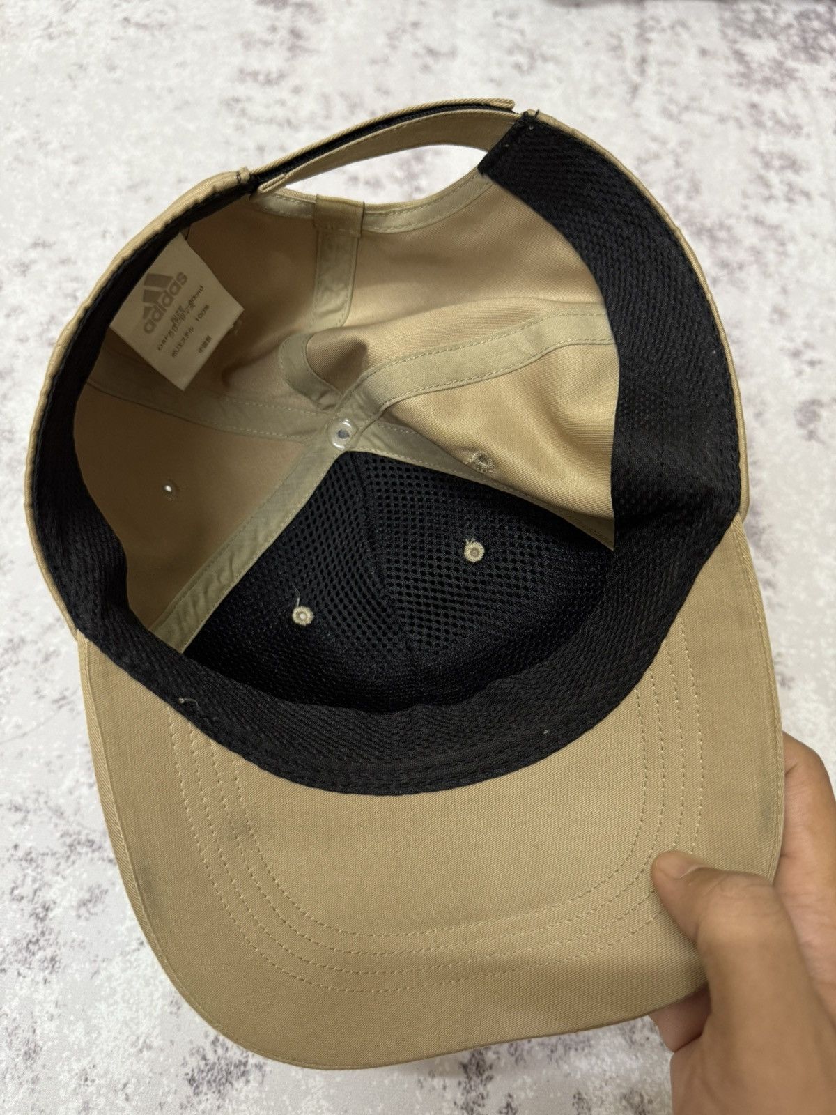 Adidas Adidas Strap Back Cap Beige Size ONE SIZE - 8 Thumbnail