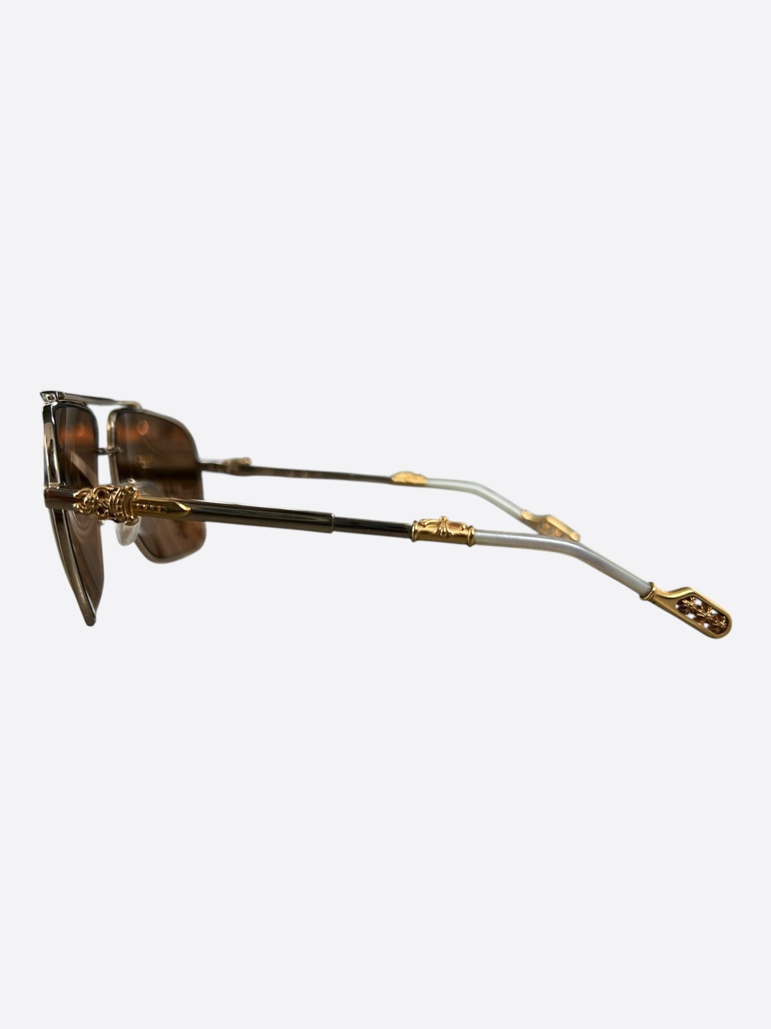 Chrome Hearts Chrome Hearts Gold Kanchu II Sunglasses Size ONE SIZE - 3 Thumbnail