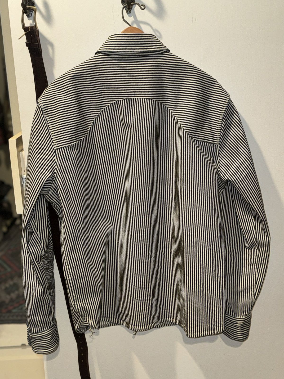 Freenote Cloth Packard Indigo Hickory Stripe 11oz shirt Size US XL / EU 56 / 4 - 3 Thumbnail