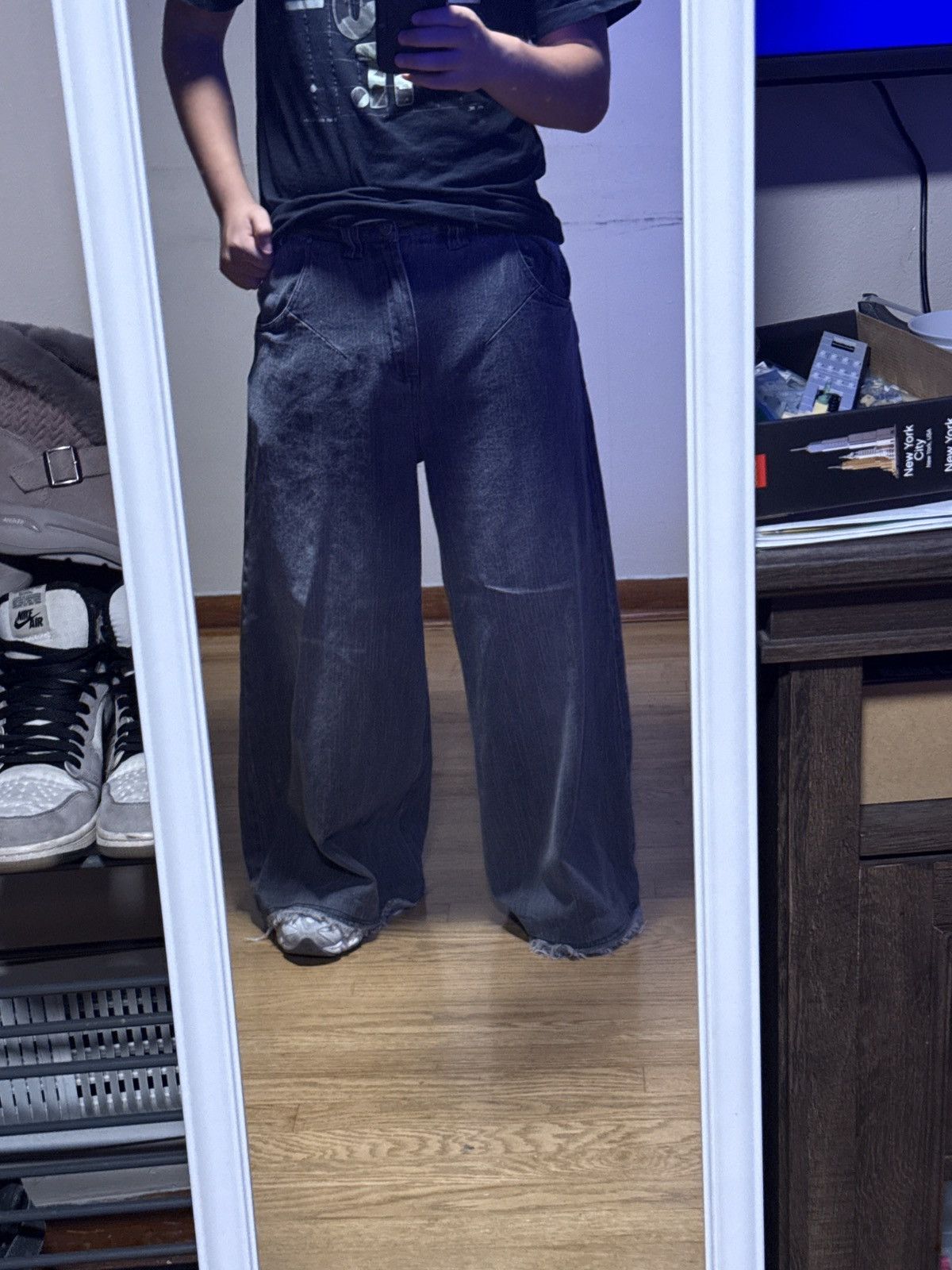 Other Vintage Baggy Denim Size US 36 / EU 52 - 3 Thumbnail