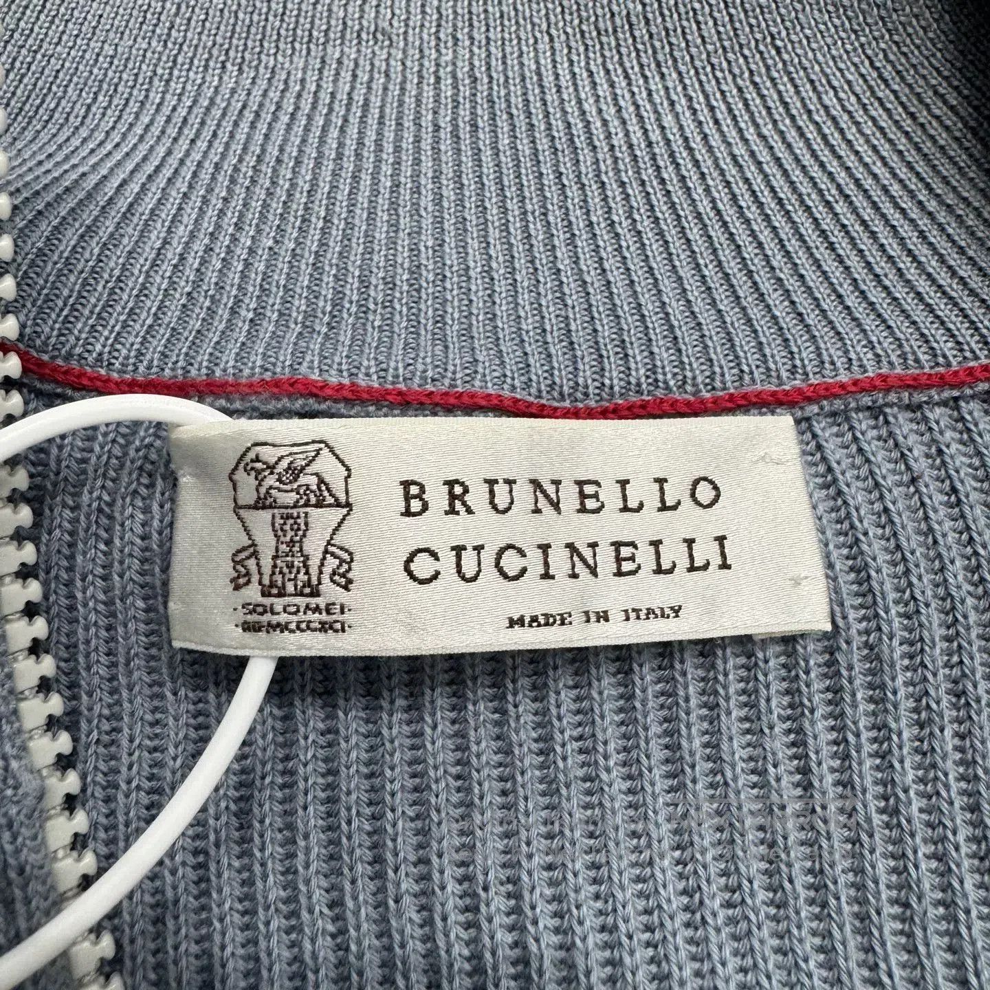 Brunello Cucinelli Brunello Cucinelli Half-Zip Knit Cardigan. Size US M / EU 48-50 / 2 - 2 Thumbnail
