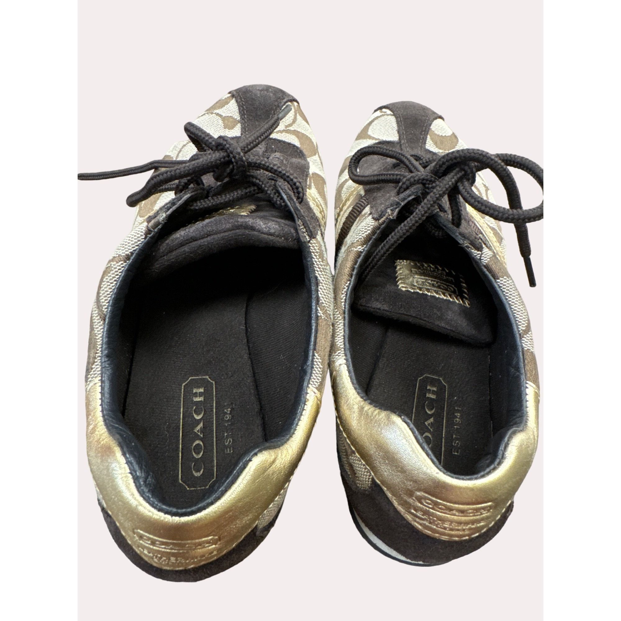 Coach Coach Katelyn women’s brown sneakers shoes 7M SKU 6166 Size US 7 / IT 37 - 7 Thumbnail