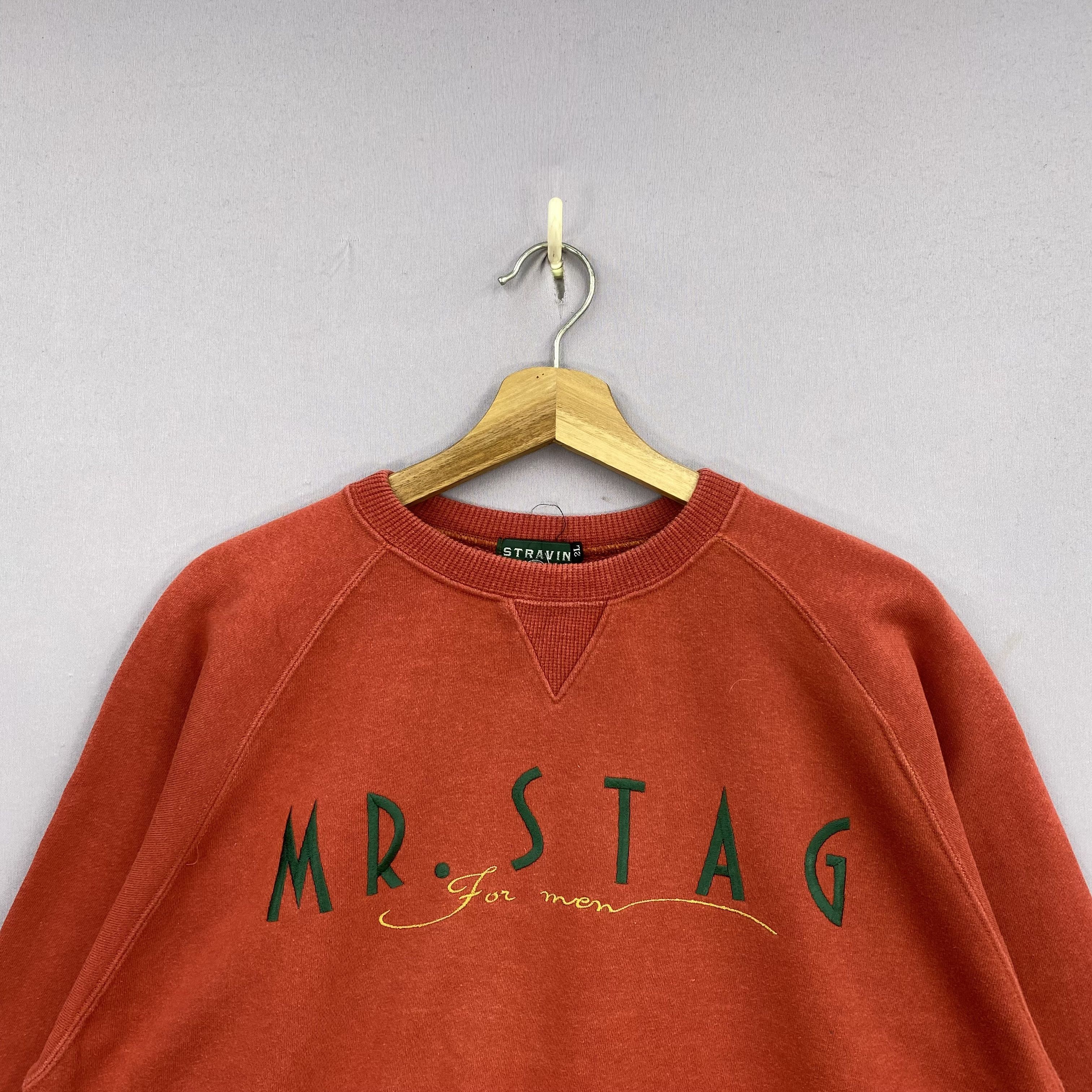 Vintage Vintage 90s Mr Stag Sweatshirt Starvin Pullover Jumper Size US XL / EU 56 / 4 - 3 Thumbnail