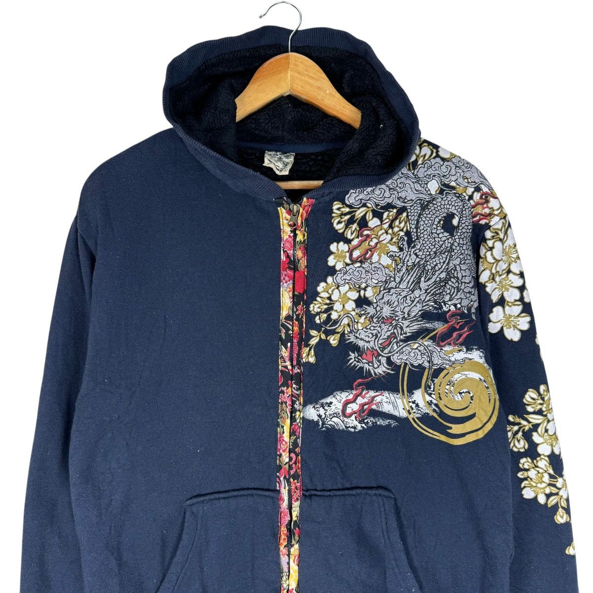 Japanese Brand ☀️SUKAJAN DRAGON HOODIE SWEATSHIRT Size US L / EU 52-54 / 3 - 5 Thumbnail