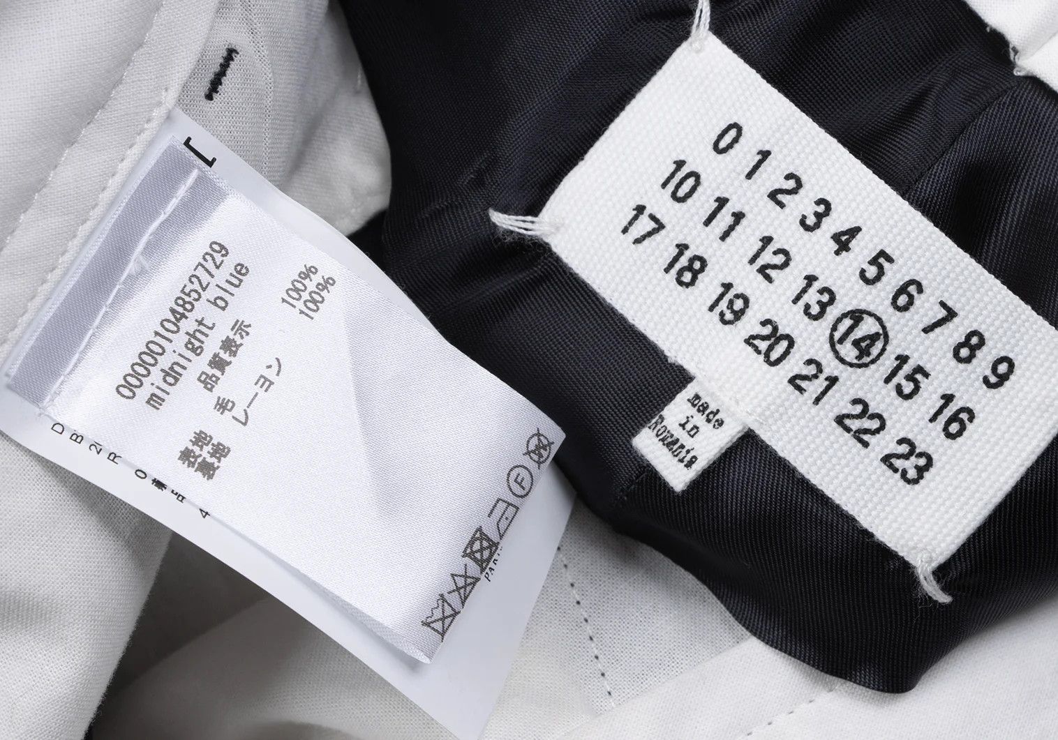 Maison Margiela Center-press Wool Trousers in Navy 46 Size US 30 / EU 46 - 15 Thumbnail