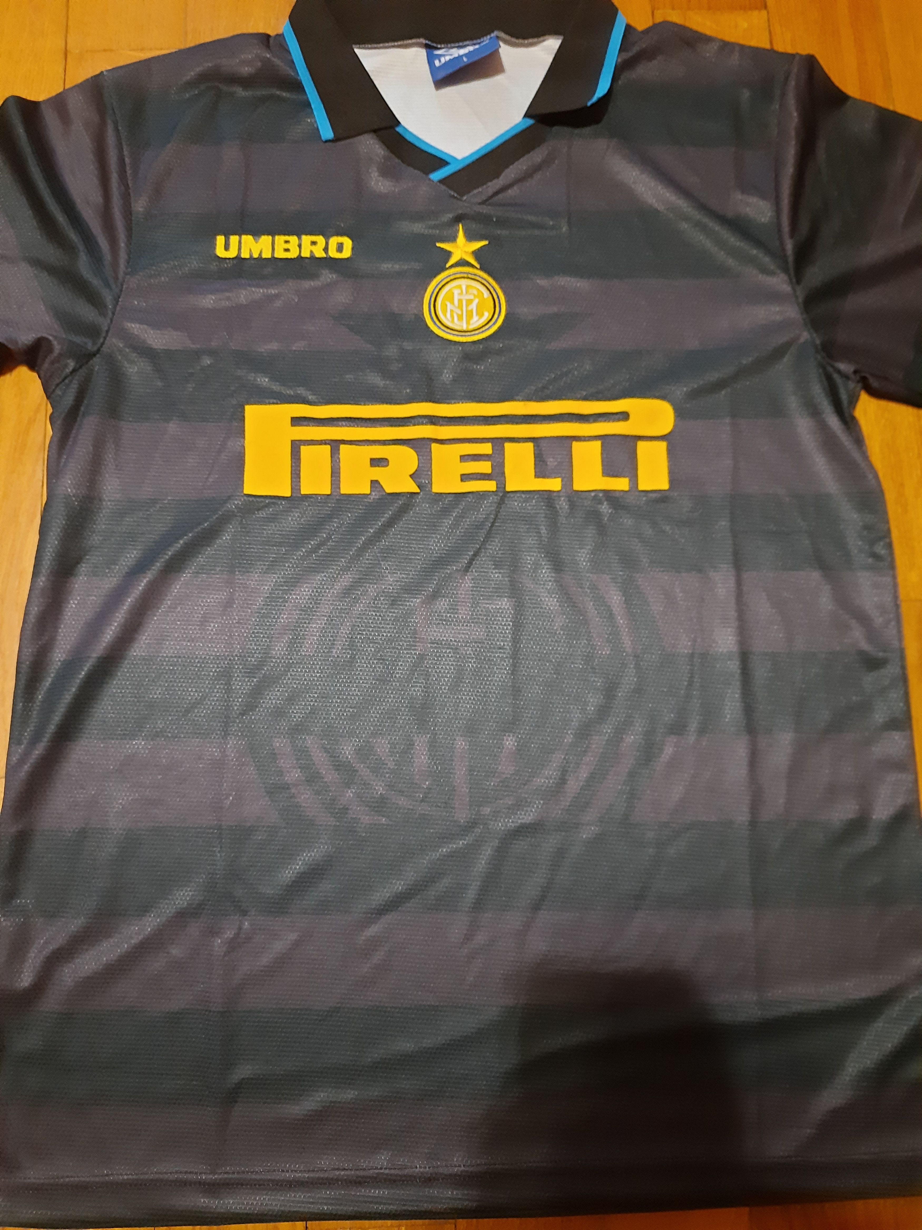 Other Inter Milan Retro 1997/98 Away Football Soccer Jersey Size US L / EU 52-54 / 3 - 2 Thumbnail