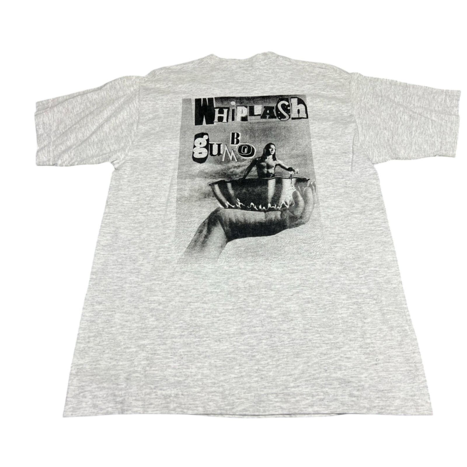 Fruit Of The Loom Vintage Whiplash Gumbo M.R. KECK Band Tee 90’s RARE MEDIUM Size US M / EU 48-50 / 2 - 2 Thumbnail