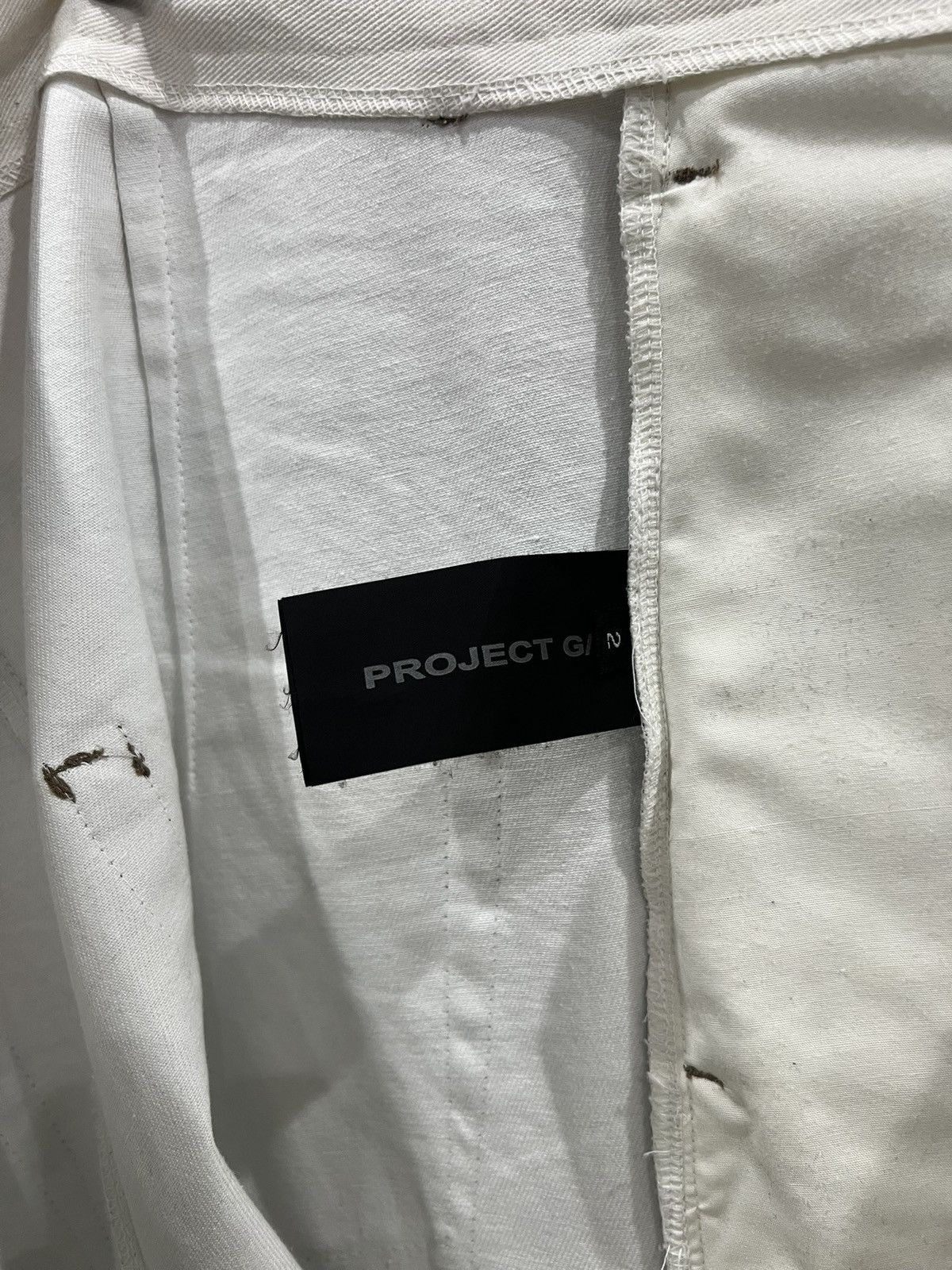 PROJECT G/R Project G/R Trompe-L'ŒIL Denim Pants Sz 3 Size US 34 / EU 50 - 5 Thumbnail