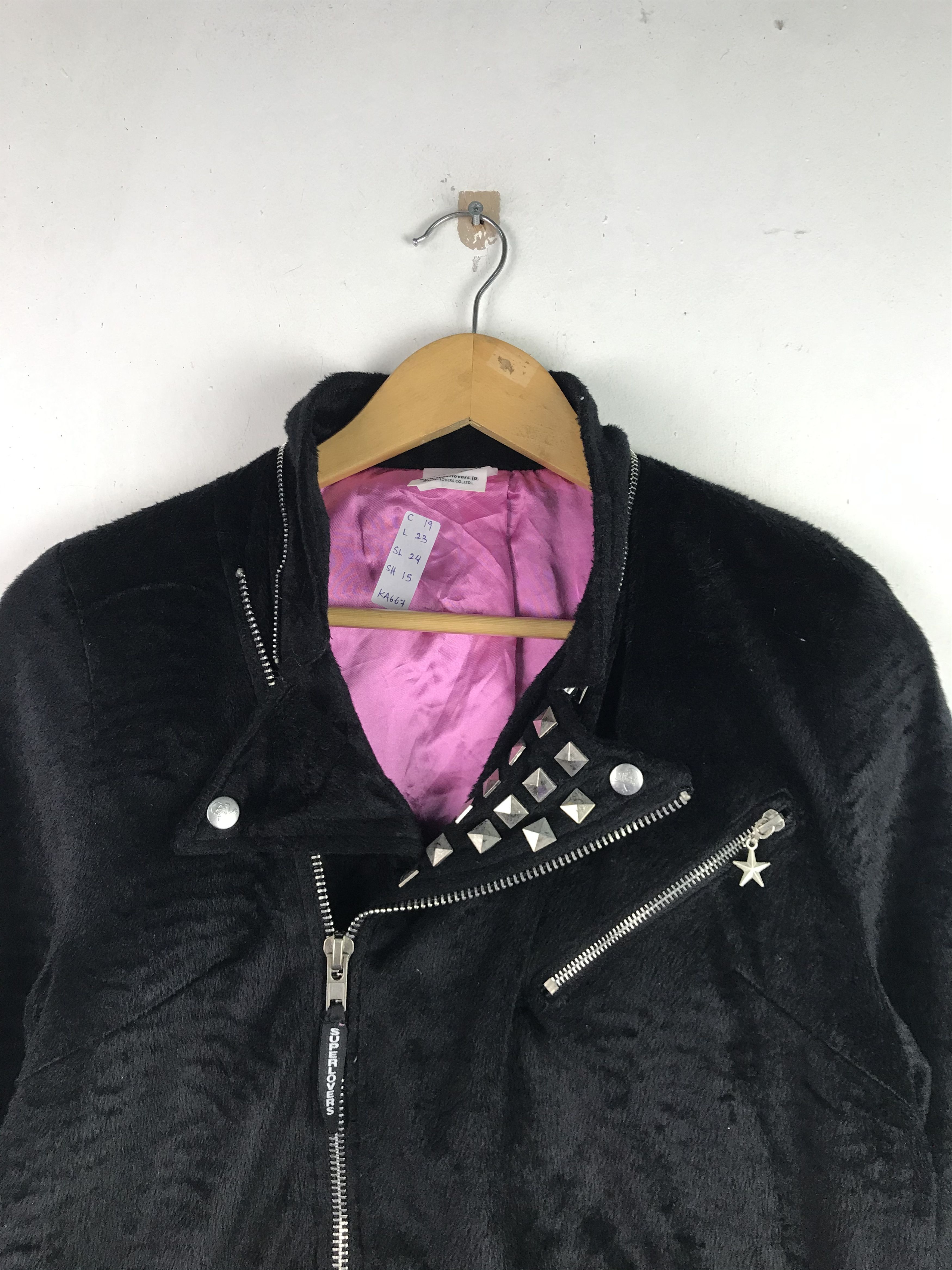 If Six Was Nine × Japanese Brand × Vintage Vintage Super Lovers Japanese Velvet Punk Jacket Size US M / EU 48-50 / 2 - 3 Thumbnail
