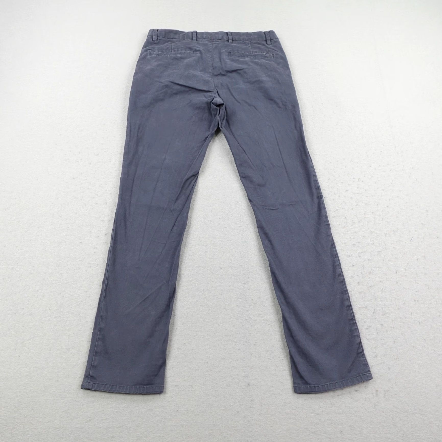 Allsaints All Saints Pants Mens 30x30 Park Chino Slim Fit Button Fly Straight Blue Casual Evening 30x30 Mens Pants Size US 30 / EU 46 - 5 Thumbnail
