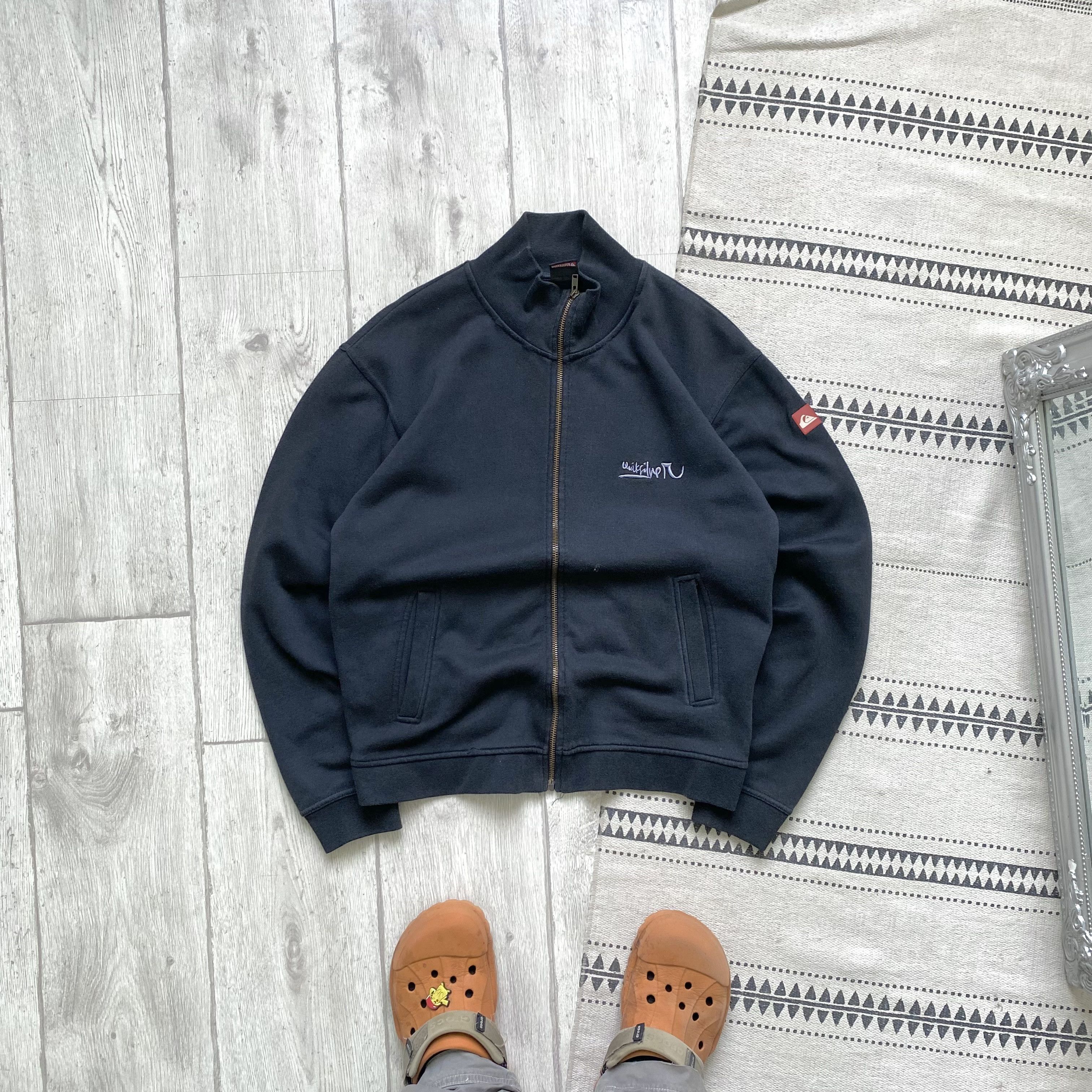 Quiksilver Vintage 90s Quiksilver sweatshirt zip up Track top Oneill Size US M / EU 48-50 / 2 - 1 Thumbnail