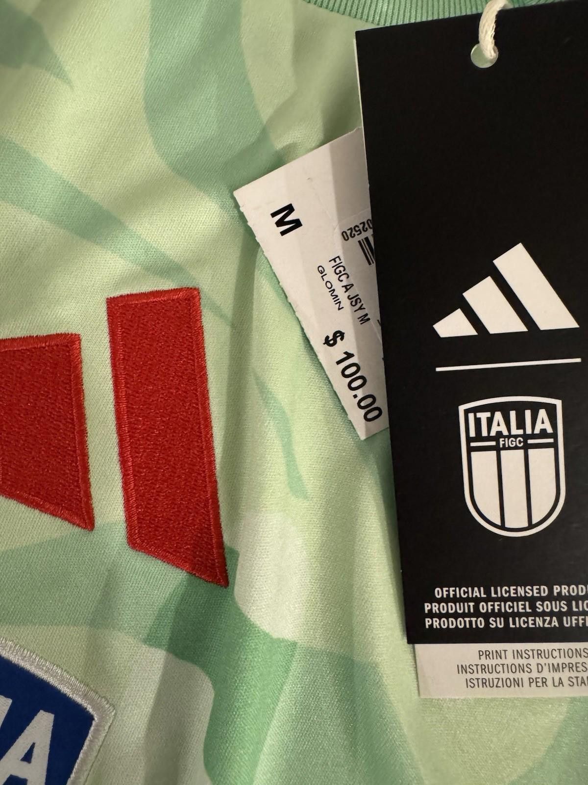 Adidas Size:M Adidas Italy 25 {Women’s Team}away Automatic Jersey Size ONE SIZE - 6 Thumbnail