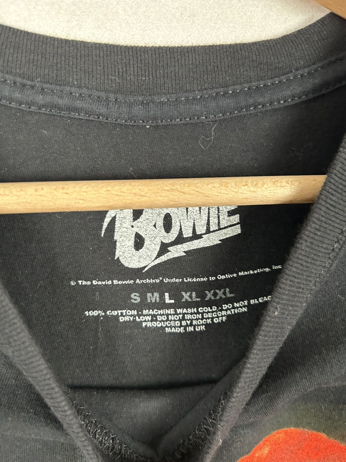 Band Tees David Bowie Band Tee Graphic Alternative Vintage Rare Size US L / EU 52-54 / 3 - 5 Thumbnail