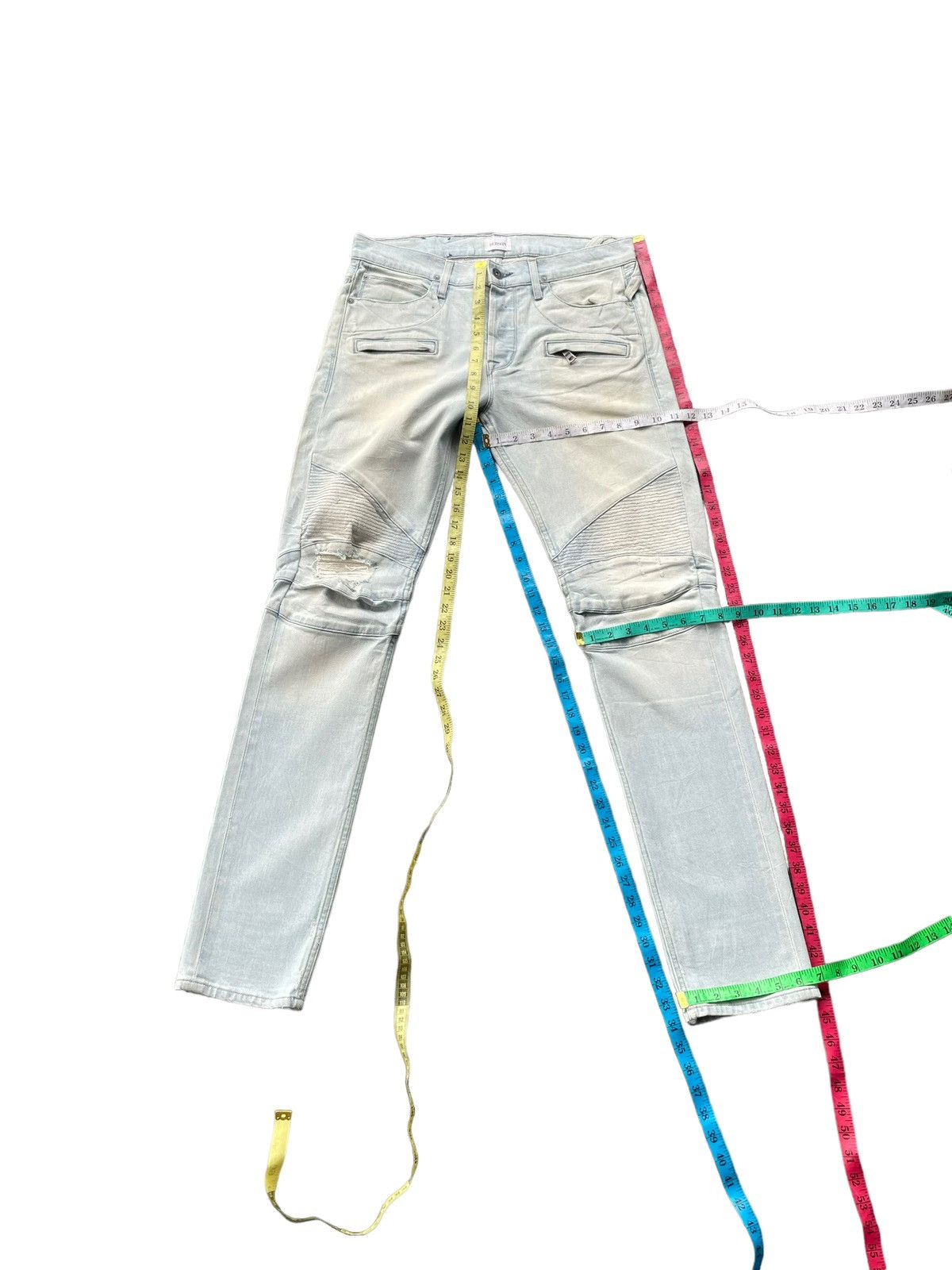 Hudson Hudson Skinny Biker Faded & Distresed Size US 34 / EU 50 - 21 Thumbnail