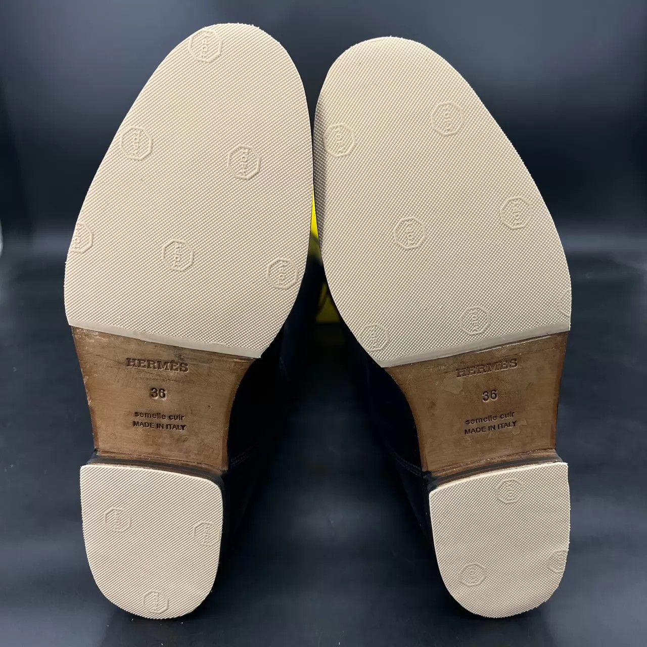 Hermes HERMES Calfskin Knee-High 36, Box & Dust Bag, Worn Size US 5.5 / IT 35.5 - 7 Thumbnail