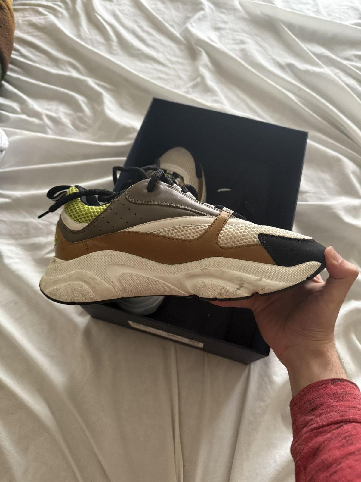 Dior Dior B22 Ebony Camel Green Size US 10 / EU 43 - 8 Thumbnail