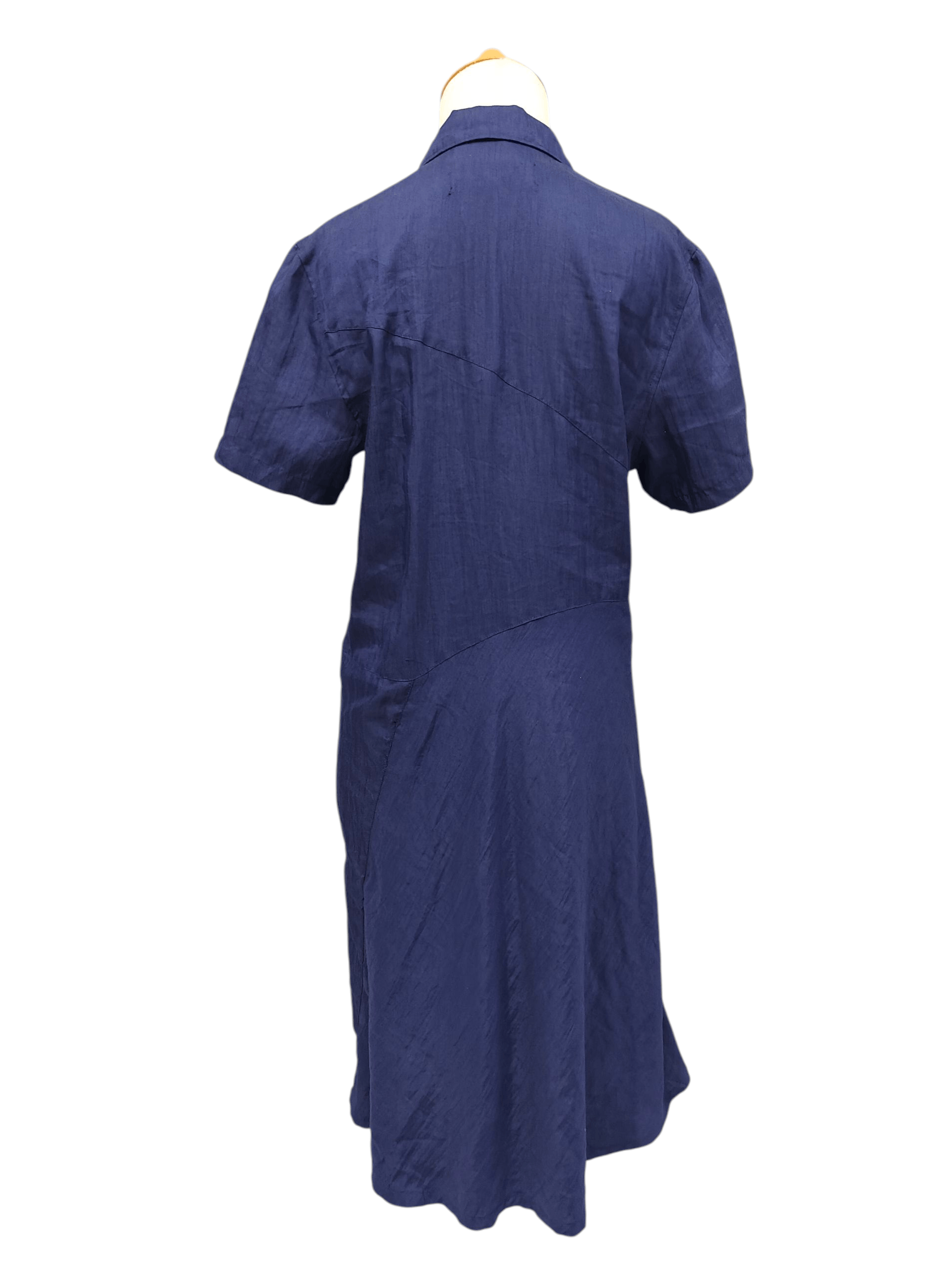 Tricot Comme des Garcons AD1992 Tricot CDG🔥Minimalist Asymmetric Panel Shirt Dress Size M / US 6-8 / IT 42-44 - 5 Thumbnail