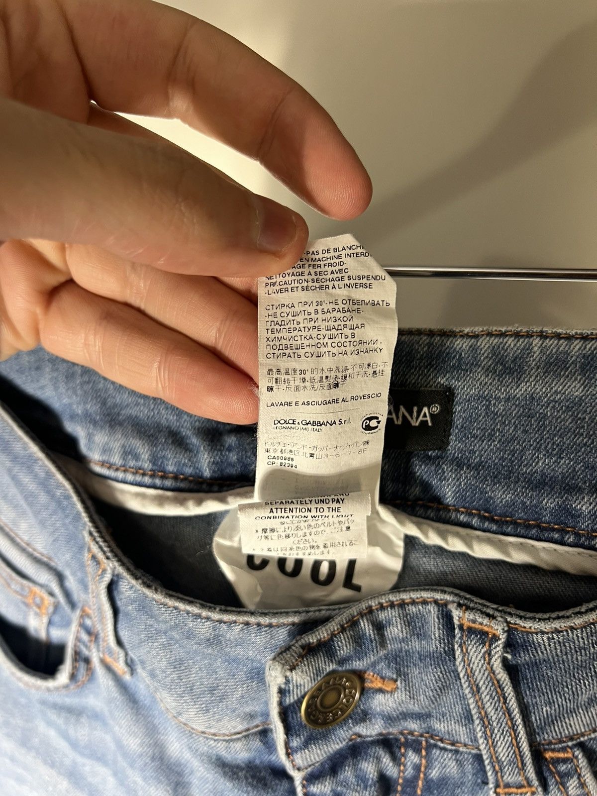 Dolce & Gabbana VINTAGE DOLCE & GABBANA ITALIAN DESIGNER DENIM JEANS Y2K 90s Size 26" / US 2 / IT 38 - 14 Thumbnail