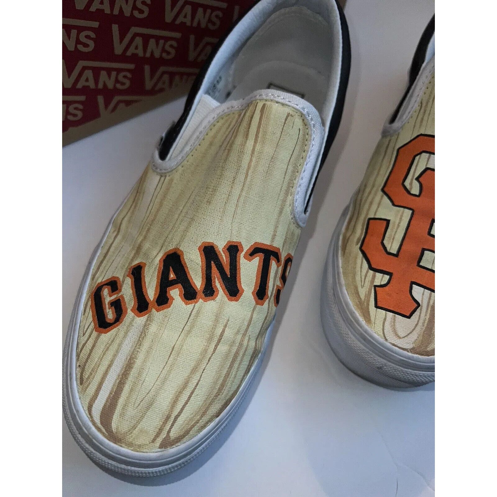 Vans Custom Made San Francisco 49ers Vans Womens Size 8 With Box Size US 8 / IT 38 - 2 Thumbnail