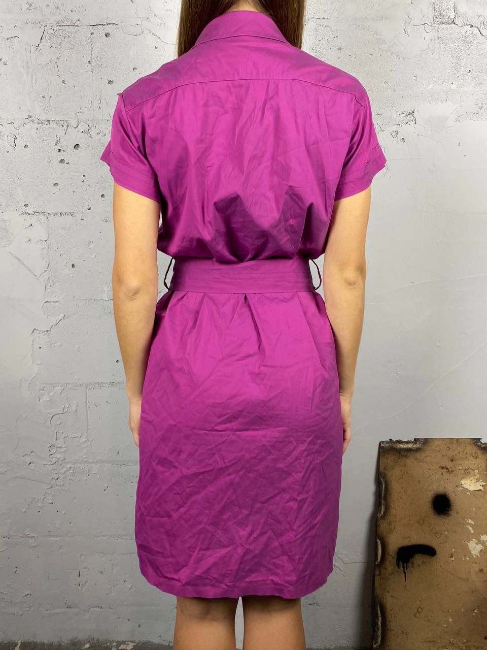 Jil Sander Avant Garde Jil Sander Purple Shinny Dress Size XS / US 0-2 / IT 36-38 - 3 Thumbnail