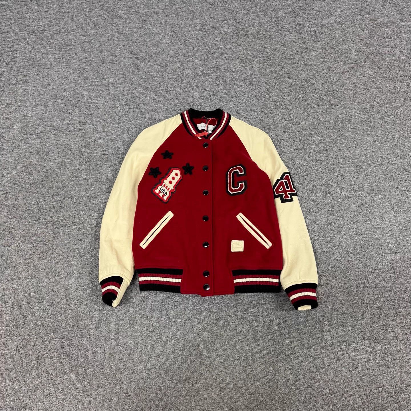 Coach Coach stardust patch color block baseball jacket Size US XL / EU 56 / 4 - 1 Thumbnail