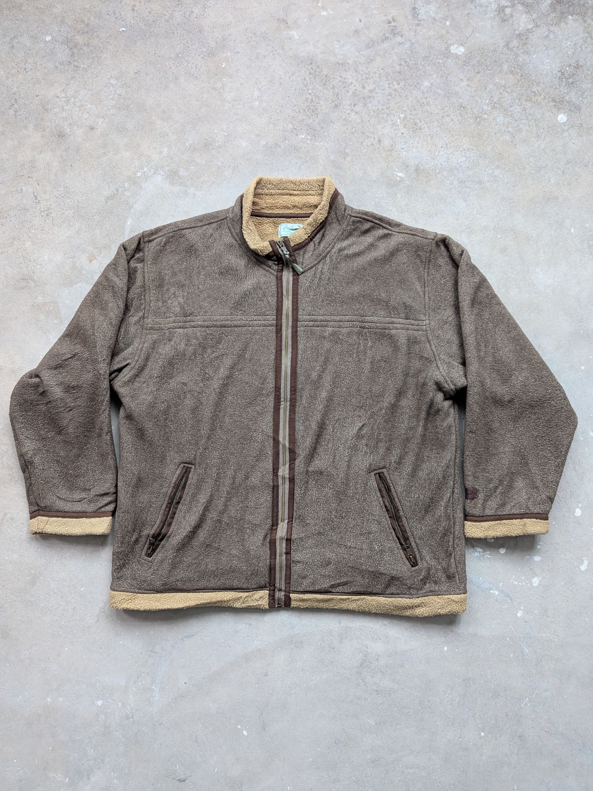 Japanese Brand × Vintage Vintage 2000s Crocodile Fleece Jacket B 3 Pattern Style Size US L / EU 52-54 / 3 - 1 Thumbnail