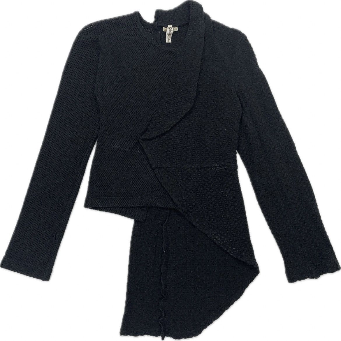 Comme des Garcons × Japanese Brand AW 2007 COMME des GARÇONS Asymmetrical Wool Sweater Size L / US 10 / IT 46 - 1 Thumbnail
