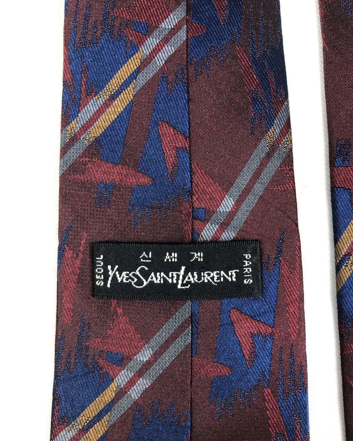 Yves Saint Laurent Rare Vintage Yves Saint Laurent YSL Silk Tie Size ONE SIZE - 7 Thumbnail