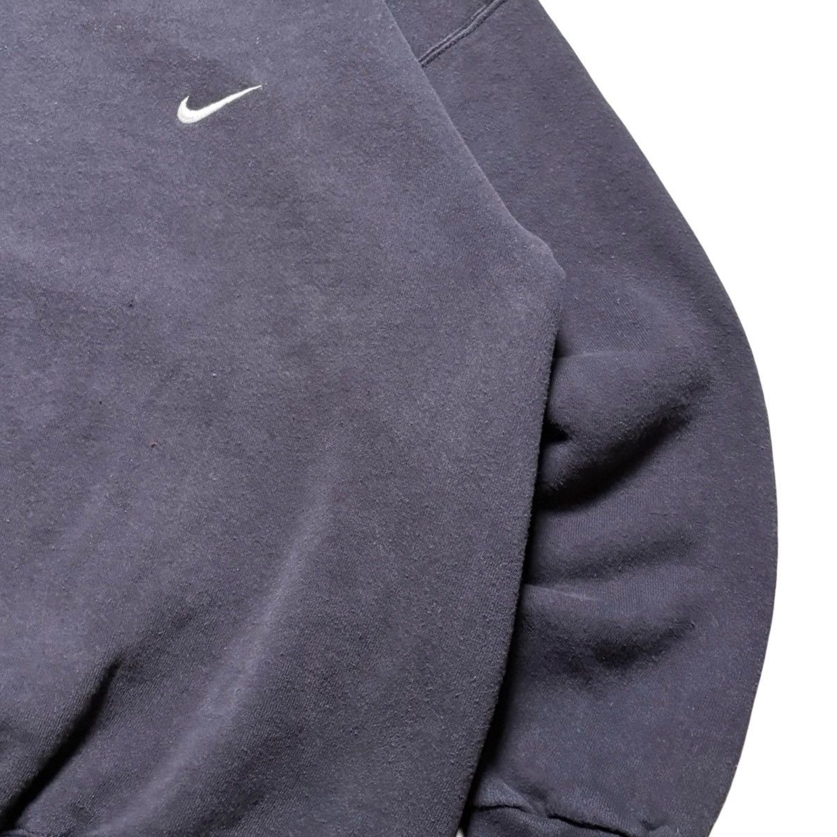 Nike Vintage 90s Nike Black Pullover Crewneck Sz L Swoosh USA Size US L / EU 52-54 / 3 - 2 Thumbnail