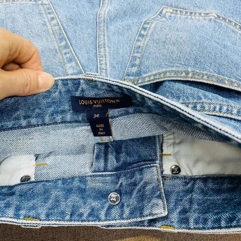 Louis Vuitton Louis Vuitton Blue Denim Shorts for Women . Size 24" / US 00 / IT 34 - 6 Thumbnail