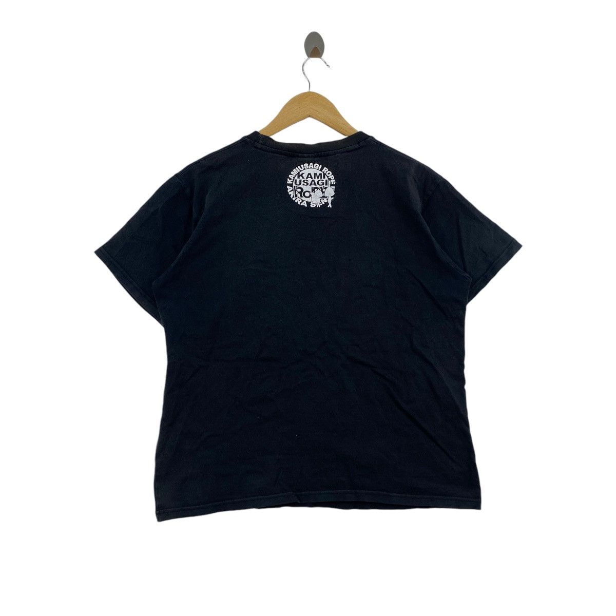 Japanese Brand KAMI USAGI ROPÉ Japanese Brand Character Print Black Short Size US L / EU 52-54 / 3 - 3 Thumbnail