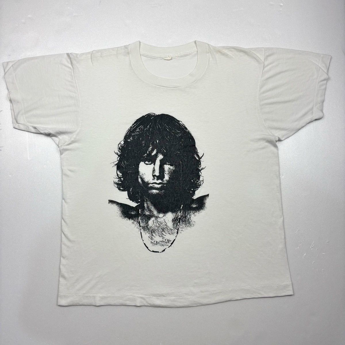 Band Tees Vintage 80’s Jim Morisson Size US M / EU 48-50 / 2 - 2 Thumbnail