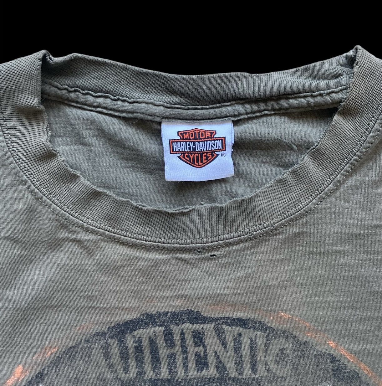 Vintage Harley Davidson Motorcycles Tee Doha Oatar Distressed VTG Size US XL / EU 56 / 4 - 10 Thumbnail