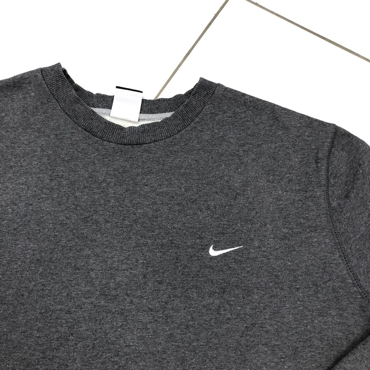 Nike Nike Charcoal Small Swoosh Embriodered Sweatshirt Size US XXL / EU 58 / 5 - 5 Thumbnail