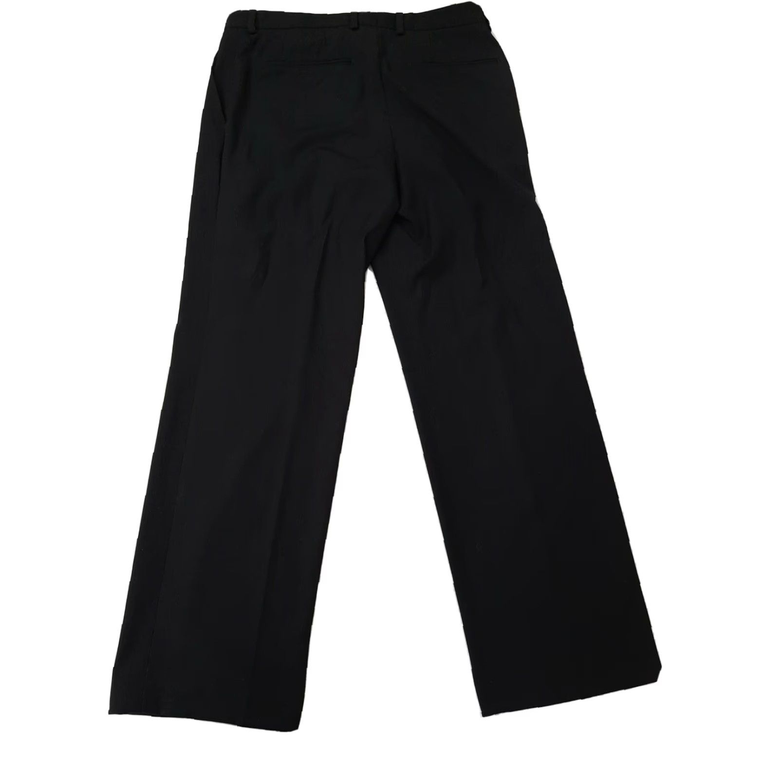 Vintage AXCESS CLAIBORNE DRESS PANTS SIZE 32 X 30 Polyester Black Gray Striped Formal Dress Pants Mens 30 Inseam Regular Waist 32 Size US 32 / EU 48 - 4 Thumbnail