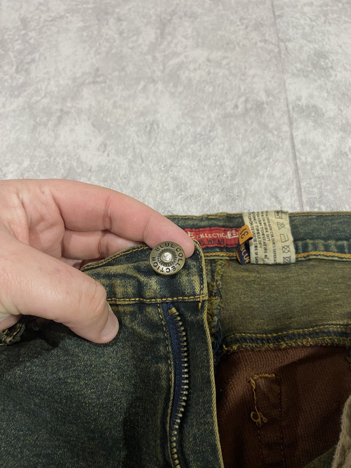 Le Grande Bleu (L.G.B.) Archive Patchwork Flared Denim If Six Was Nine LGB Style Size 31" - 15 Thumbnail