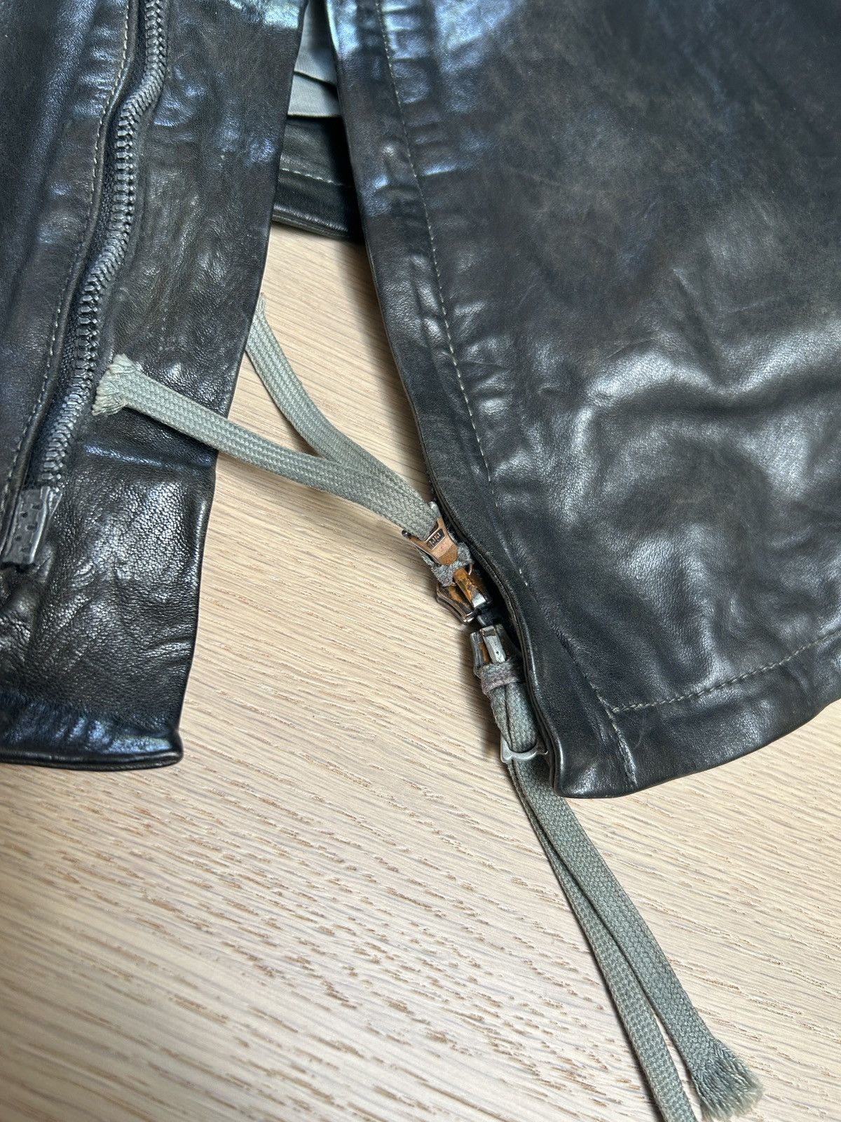 Boris Bidjan Saberi Boris Bidjan Saberi J2-F251 S/S 2014 Horse Leather Jacket Size US M / EU 48-50 / 2 - 12 Thumbnail