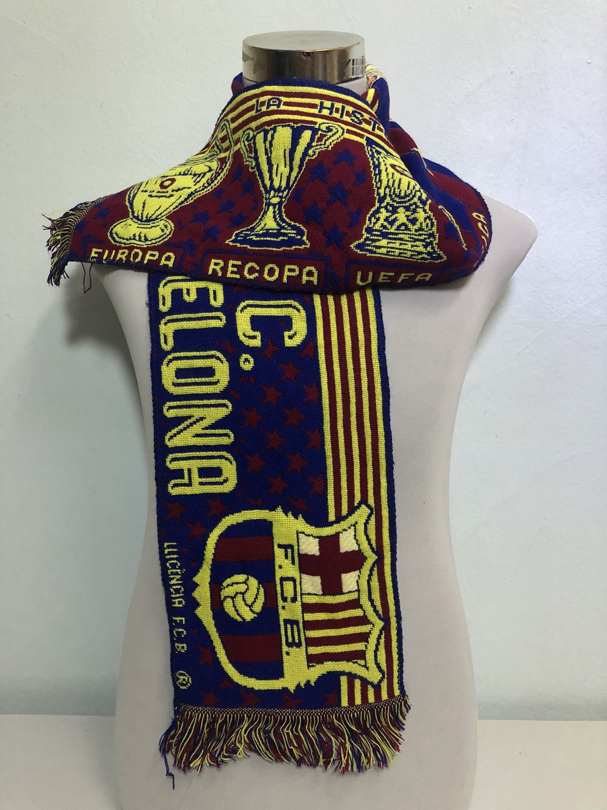 Vintage FC Barcelona Muffler Scarf -SC0083