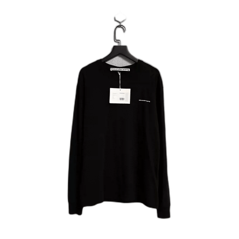 Alexander Wang Alexander Wang Long Sleeve T-Shirt with Logo-yf Size US XXS / EU 40 - 1 Thumbnail